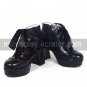 3 Cone Heel PU Lolita Shoes with Ribbon