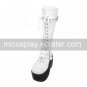 3.75 Platform White PU Lolita Boots