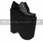 8.5 Super High Heel Platform Black PU Lolita Shoes