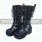 Black PU Leather 7.5cm Platform Punk Lolita Boots