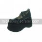 Black PU Leather 10cm Wedge Gothic Lolita Shoes
