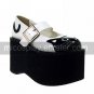 Cat Pattern 4 Platform PU Lolita Shoes