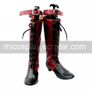 Cosplay Boots Inspired by Black Butler First Page VER. Ciel Phantomhive Red