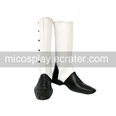 Cosplay Boots Inspired by Black Butler-Head of the Circus Charles Grey White