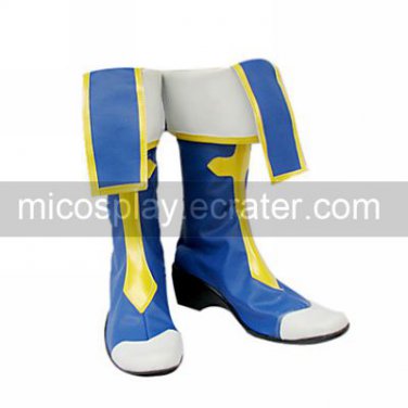 Cosplay Boots Inspired by BlazBlue-Calamity Trigger Noel Vermillion Blue