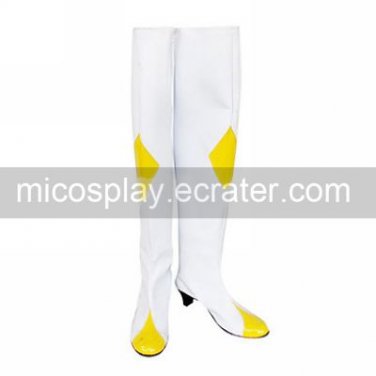 Cosplay Boots Inspired by Code Geass C.C White