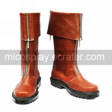 Cosplay Boots Inspired by Final Fantasy GK VER. Cloud Brown