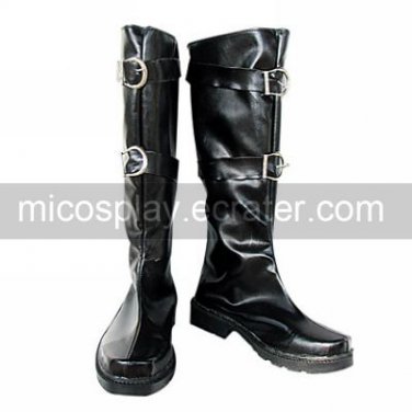 Cosplay Boots Inspired by Final Fantasy Sephiroth Black