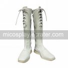 Cosplay Boots Inspired by Hetalia Iceland White Flat
