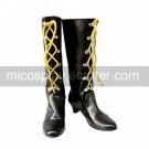 Cosplay Boots Inspired by Higurashi When They Cry Ryuuguu Rena Black Lace-up