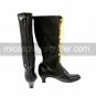 Cosplay Boots Inspired by Higurashi When They Cry Ryuuguu Rena Black Lace-up