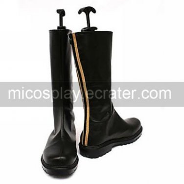 Cosplay Boots Inspired by Pandora Hearts Black PU Leather