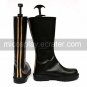 Cosplay Boots Inspired by Pandora Hearts Black PU Leather