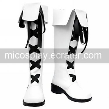 Cosplay Boots Inspired by Reborn! Varia Belphegor White