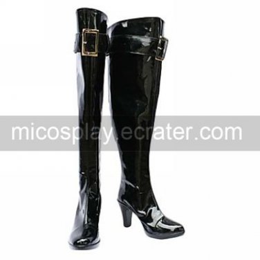 Cosplay Boots Inspired by Togainu no Chi Emma Black High High