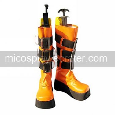 Cosplay Boots Inspired by Togainu no Chi Rin Orange 1