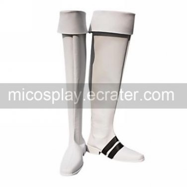 Cosplay Boots Inspired by Vocaloid Fate Rebirth Kaito White