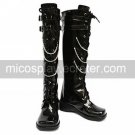Cosplay Boots Inspired by Vocaloid Kagamine Rin Black Punk Style