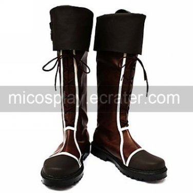 Cosplay Boots Inspired by Vocaloid Len&Rin Brown