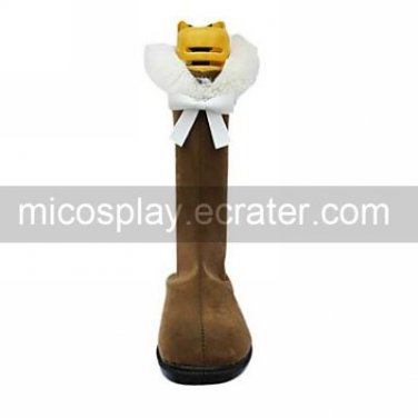 Cosplay Boots Inspired by Vocaloid Meiko Brown
