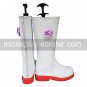 Cosplay Boots Inspired by Vocaloid Meiko Red Sole White