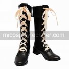 Cosplay Boots Inspired by Vocaloid Miki Black ''love is war'' VER.
