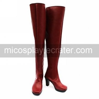 Cosplay Boots Inspired by Vocaloid Senbon Sakura Meiko Brown