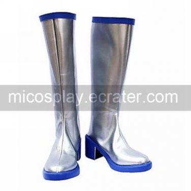Cosplay Boots Inspired by Vocaloid Snow Miku