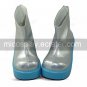 Cosplay Boots Inspired by Vocaloid-Haku Silver