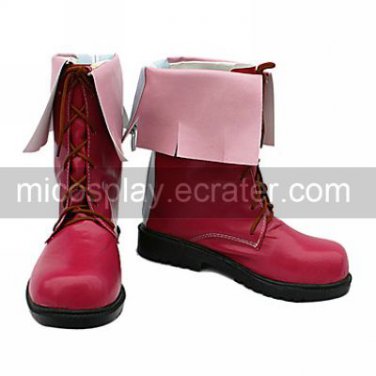 Cosplay Boots Inspired by Vocaloid-Len Ponponpon VER. Red