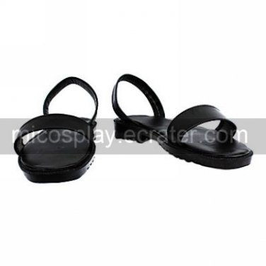 Cosplay Sandals Inspired by Fairy Tail Natsu Dragneel Full Black