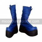 Cosplay Shoes Inspired by Battle Vixens Ryomou Shimei Blue Platform