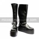 Cosplay Shoes Inspired by Final Fantasy Sazh Katzroy Black rubber-soled