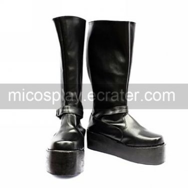 Cosplay Shoes Inspired by Final Fantasy Sazh Katzroy Black rubber-soled