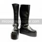 Cosplay Shoes Inspired by Final Fantasy Sazh Katzroy Black rubber-soled