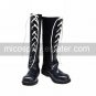Cosplay Shoes Inspired by Final Fantasy Yuna Black Lace-up