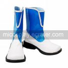 Cosplay Shoes Inspired by Final Fantasy-Rikku Blue White PU Leather