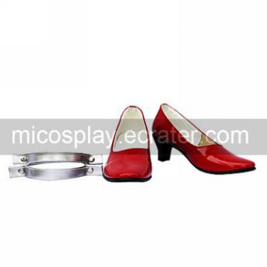 Cosplay Shoes Inspired by Pandora Hearts Lotti Red