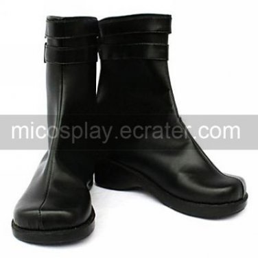 Cosplay Shoes Inspired by Reborn! Superbia Squalo Cool Black High-cut