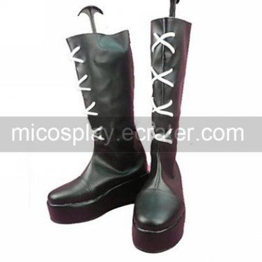 Cosplay Shoes Inspired by Reborn! Xanxus Black PU Leather