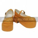 Cosplay Shoes Inspired by Vocaloid Kagamine Rin Orange Platform