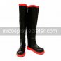 Cosplay Shoes Inspired by Vocaloid Teto Red Sole Black PU Leather