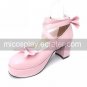 Cute 2.5 Cone Heel PU Lolita Shoes with Bow