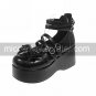 Cute 2.75 Platform PU Lolita Shoes with Bow