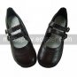 Cute PU Leather Flat Simple Design Classic Lolita