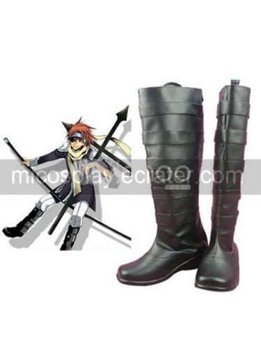 D.Gray-man Lavi II Imitated Leather Cosplay Shoes
