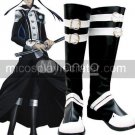 D.Gray-man Yu Kanda Imitated Leather Cosplay Shoes
