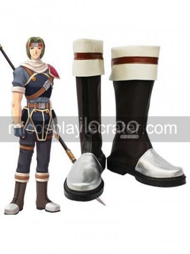 Deep Coffee 1 12 Heel Kurz Nardin The Legend of Heroes IV First Chapter Faux Leather Cosplay Shoes