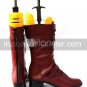 Deep Red 2 Heel TIGER & BUNNY Barnaby Brooks Faux Leather Cosplay