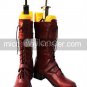 Deep Red 2 Heel TIGER & BUNNY Barnaby Brooks Faux Leather Cosplay
